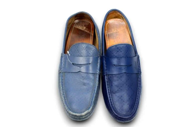 shoe before after